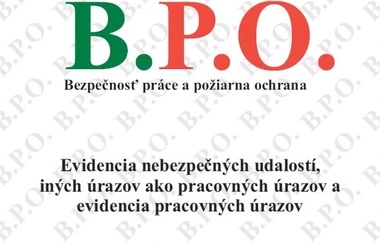 Evidencia pracovných úrazov, iných úrazov, chorôb z povolania, nebezpečných udalostí a závažných priemyselných havárií