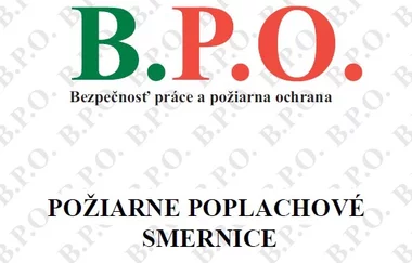 Kde majú byť umiestnené požiarne poplachové smernice?