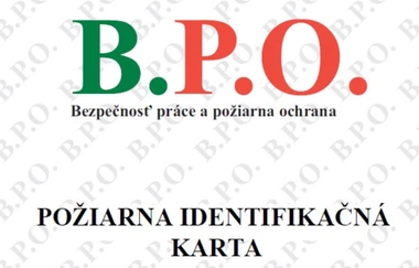 Požiarna identifikačná karta