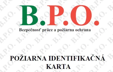 Požiarna identifikačná karta